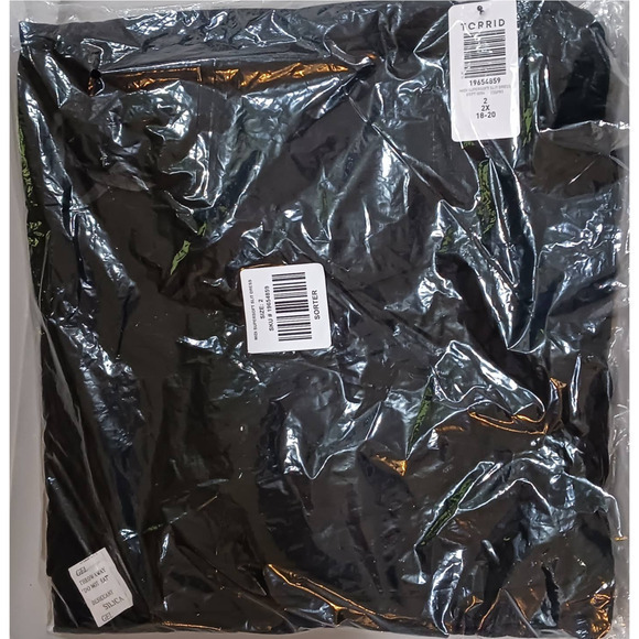 NEW TORRID Dress Midi Size 2X Pockets Off Shoulder Supersoft Long Sleeve Black‎ - Picture 6 of 7